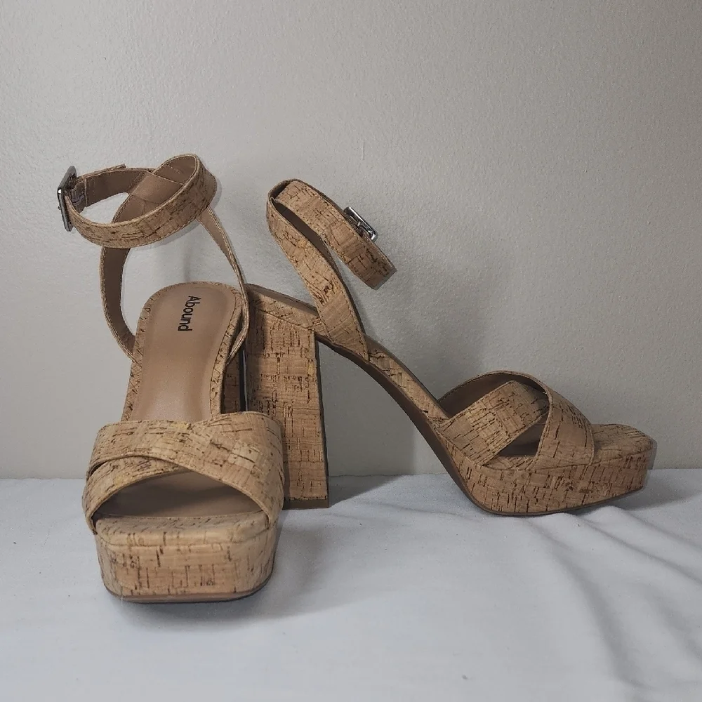Abound Tenille Platform Sandal In Natural Cork